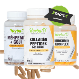 Kollagén II-es peptid+Kurkumin komplex+Méhpempő+Goji