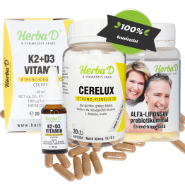 CERELUX 30X + Alfa-liponsav 30X + K2+D3 vitamin 20ml