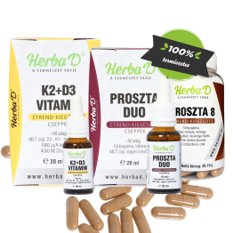 Proszta duo 20ml + Proszta 8 60X + K2+D3 vitamin 20ml