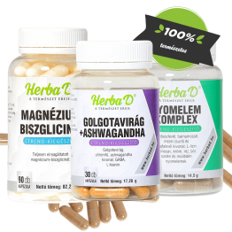 Golgotavirág+Ashwagandha+Magnézium biszglicinát+Nyomelem komplex