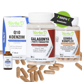 Galagonya+Fekete fokhagyma+Gomba komplex+Q10 Koenzim