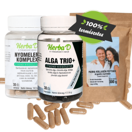 ALGA TRIO + Marha kollagén peptidek + Nyomelem komplex