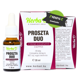 Proszta Duo – a Fűrészpálma és Tökmagolaj kettőse a férfiegészségért 20ml