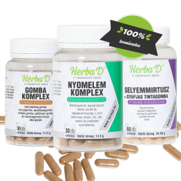 Nyomelem komplex + Gomba komplex + Selyemmirtusz komplex