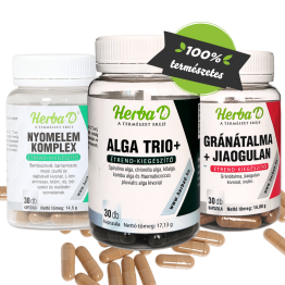 Alga Trio+Nyomelem komplex+Gránátalma+Jiaogulan