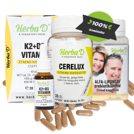 Cerelux 30X + Alfa-liponsav 30X + K2+D3 vitamin 20ml