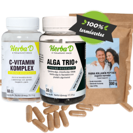 ALGA TRIO + Marha kollagén peptidek + C-vitamin komplex