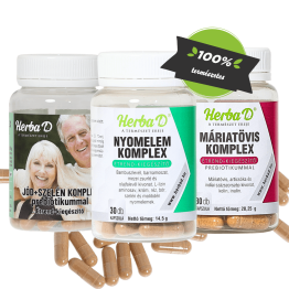 Nyomelem komplex + Jód+Szelén komplex + Máriatövis komplex