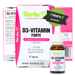 D3-vitamin FORTE étrend-kiegészítő cseppek