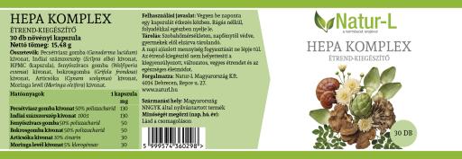 HEPA KOMPLEX - A máj egyensúlyáért